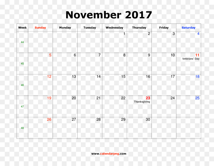 Kalender，2017 PNG