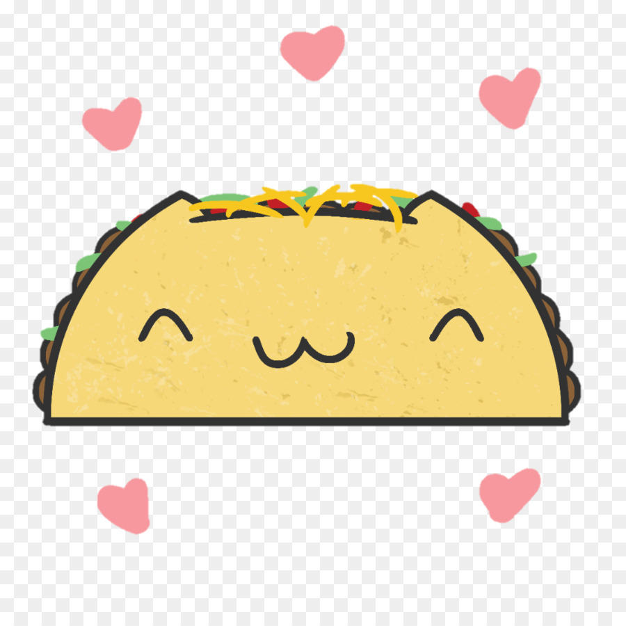 Taco Yang Lucu，Tersenyum PNG