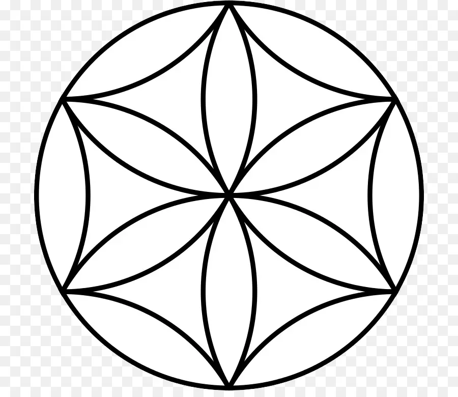 Lingkaran Yang Tumpang Tindih Grid，Simbol PNG