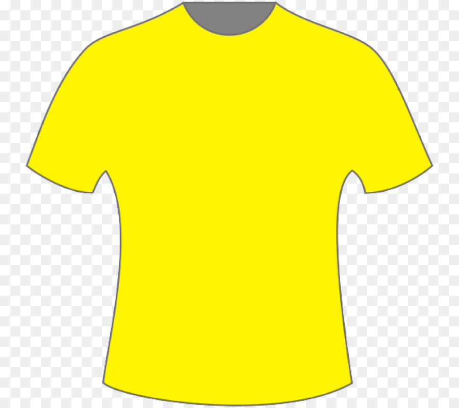 Kaos Kuning，Kemeja PNG