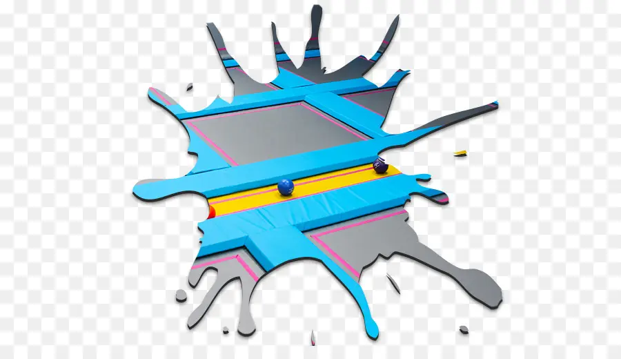 Trampolin，Melompat PNG