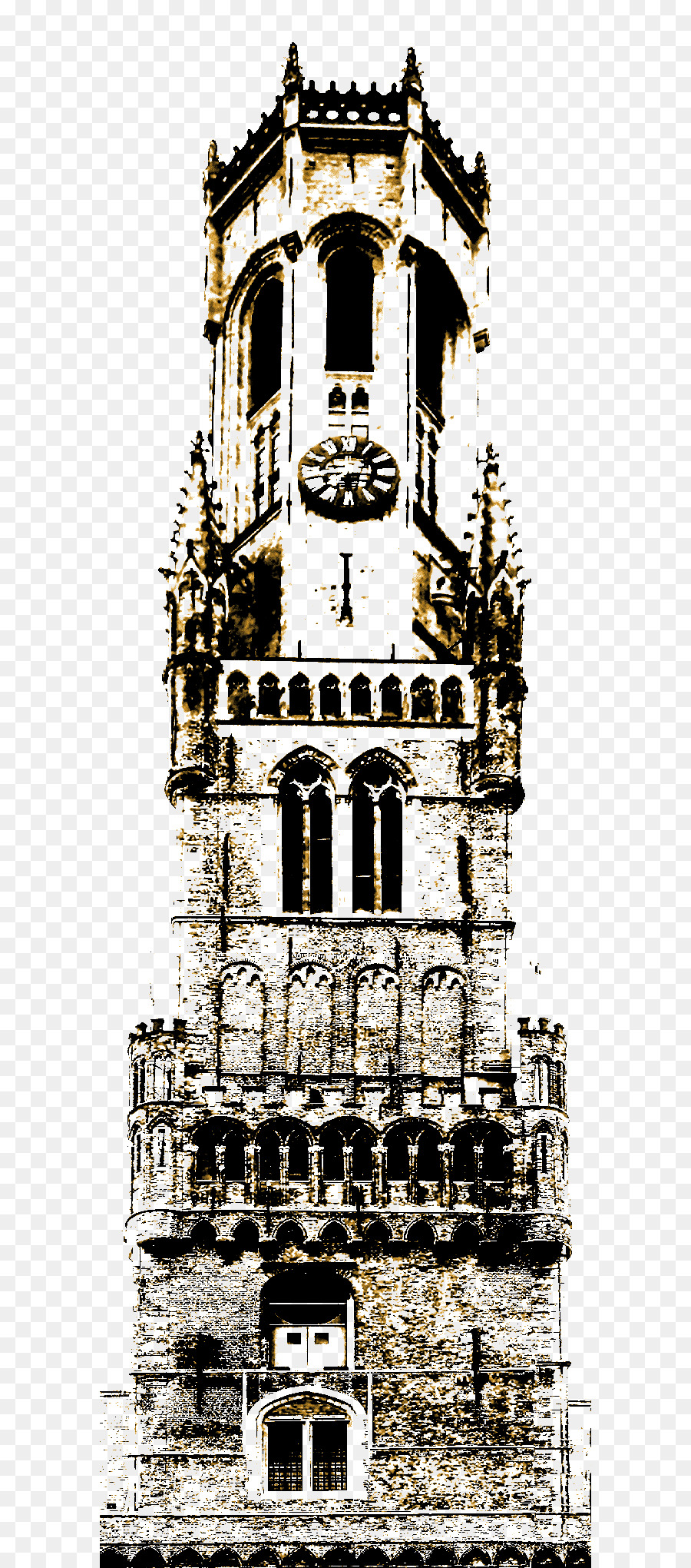 Bruges Belfry，Menara PNG