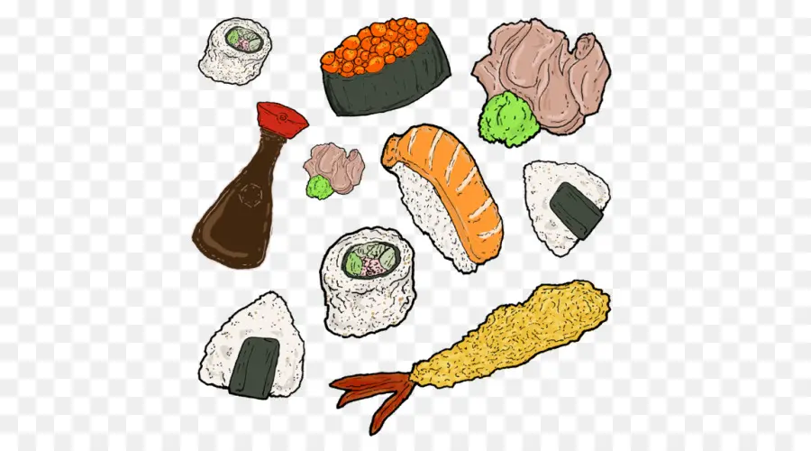 Sushi，Jepang PNG