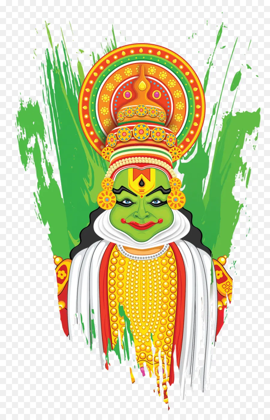 Penari Kathakali，Tradisional PNG