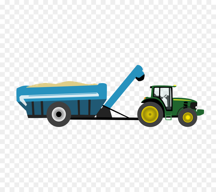 Traktor Dengan Trailer，Cuplikan PNG