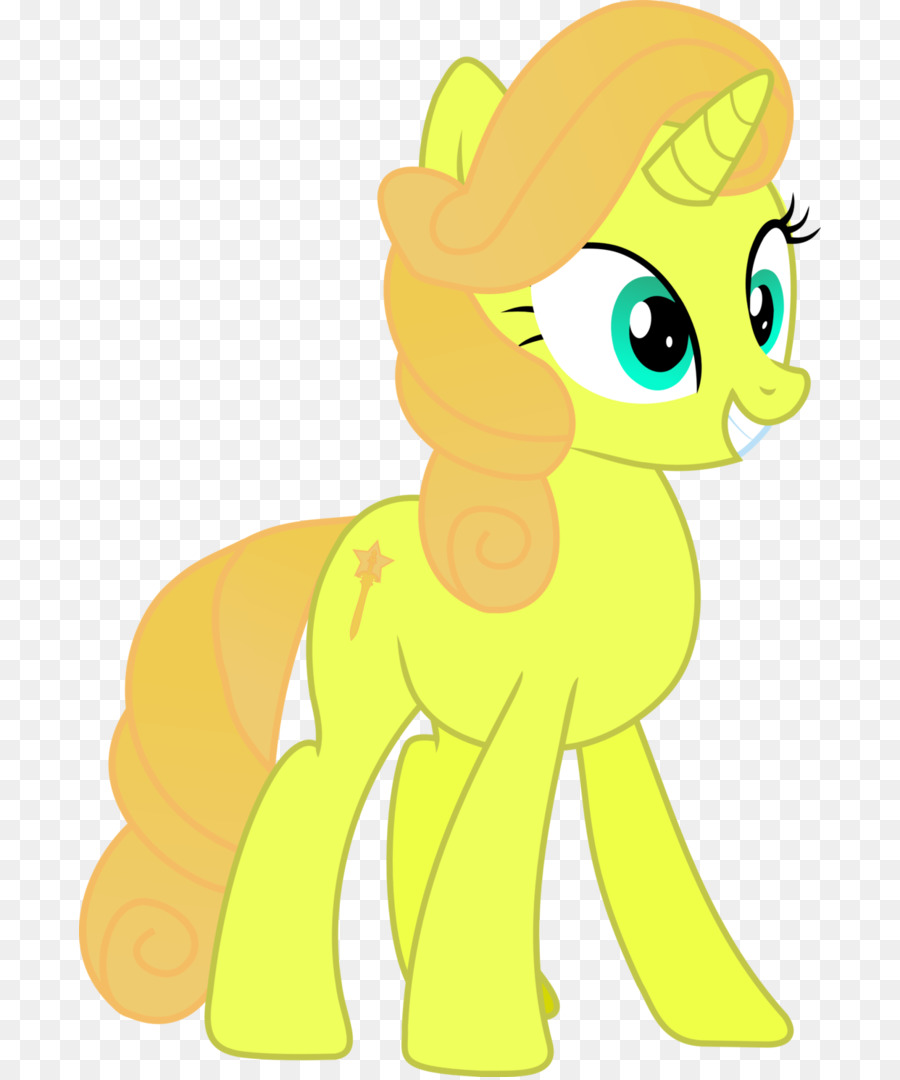 Unicorn Kuning，Fantasi PNG