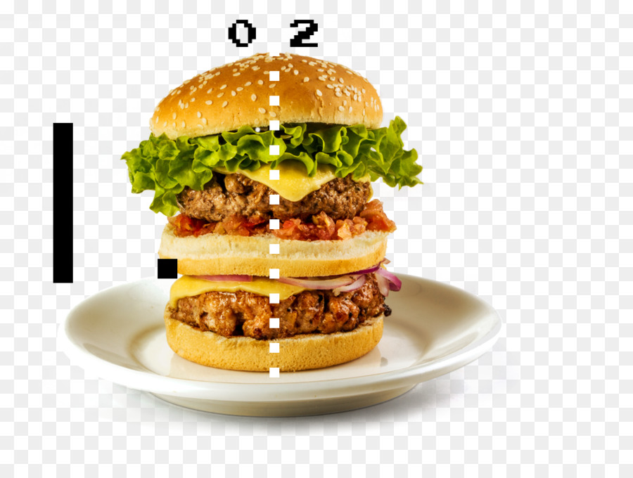 Hamburger，Burger Keju PNG