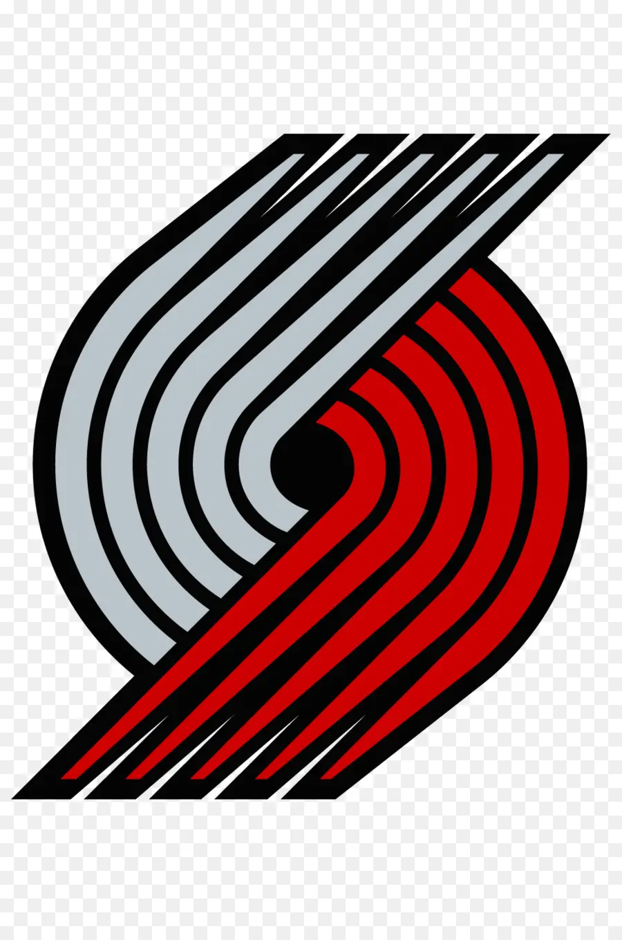 Logo Portland Trail Blazers，Bola Basket PNG