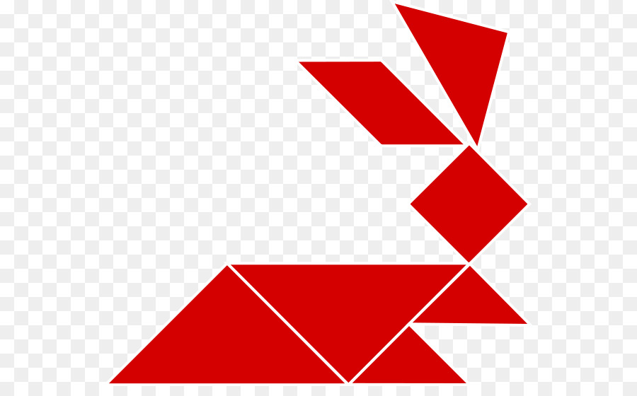 Ikan Merah，Tangram PNG