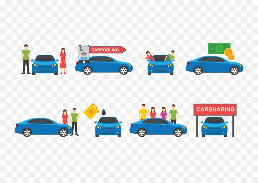 Carpooling，Mobil PNG