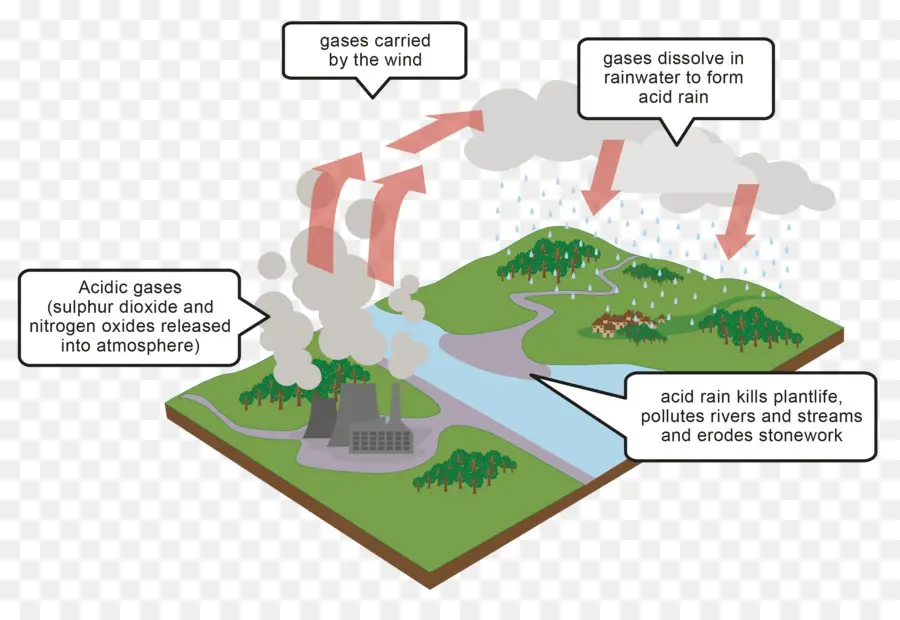 Proses Hujan Asam，Hujan Asam PNG