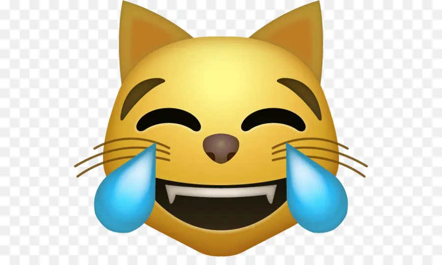 Emoji Kucing，Tertawa PNG