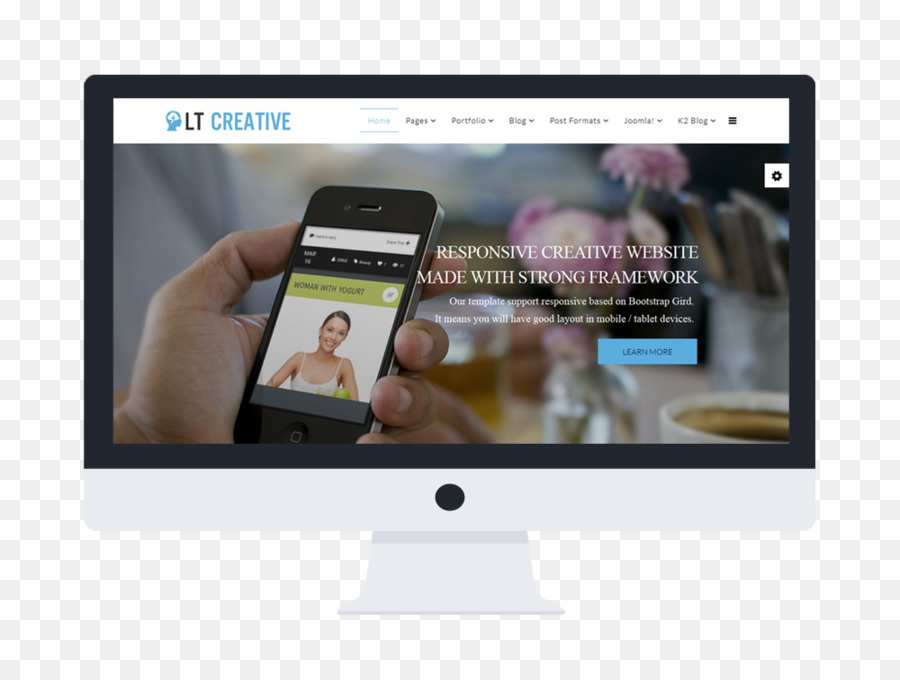 Desain Web Responsif，Wordpress PNG