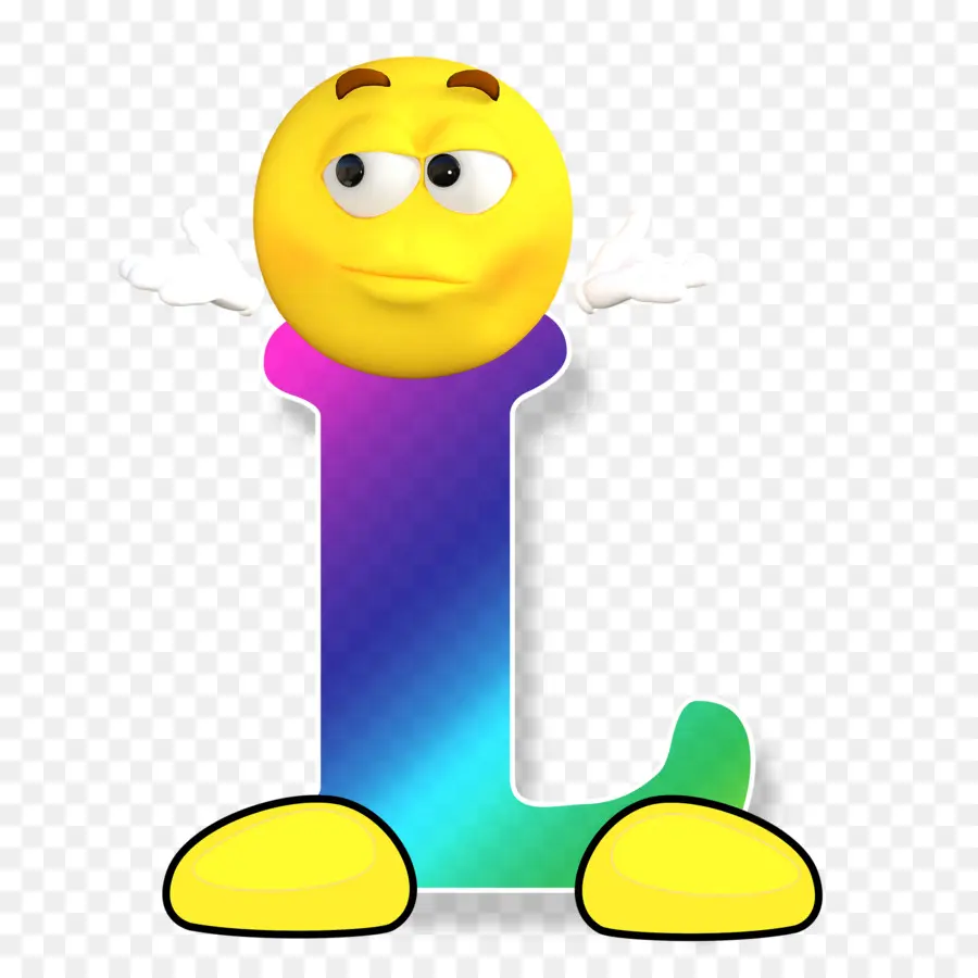 Huruf L Emoji，Alfabet PNG