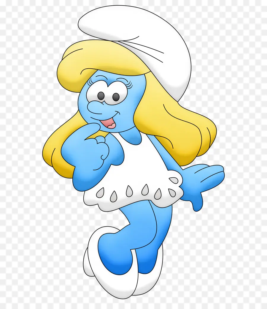 Karakter Kartun Biru，Smurf PNG