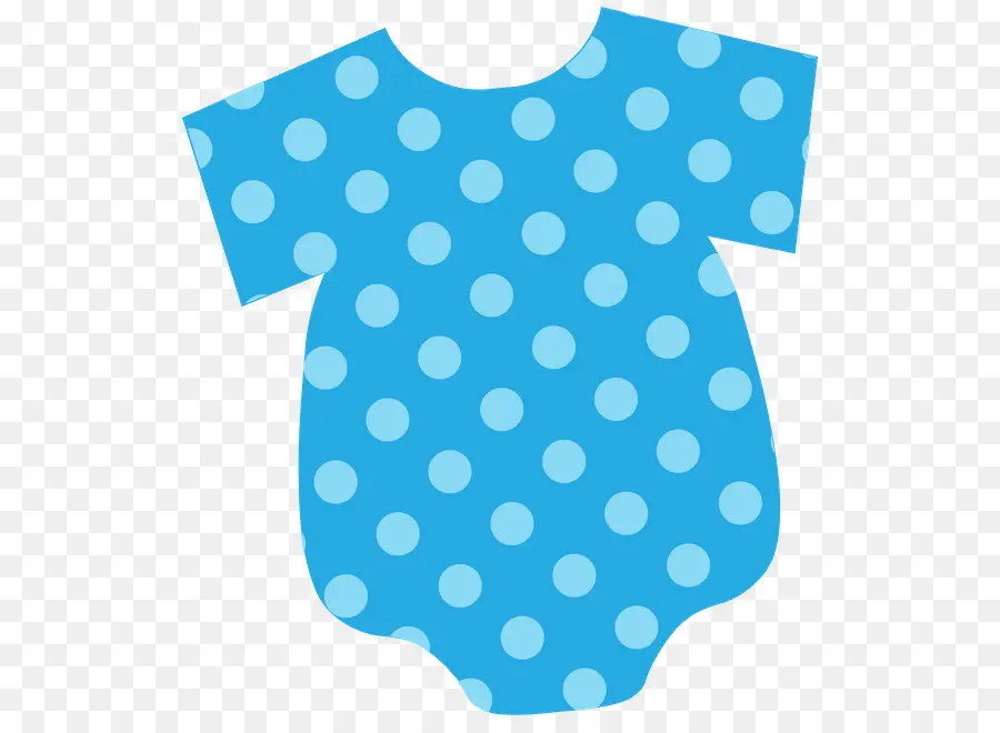 Onesie Polkadot Biru，Sayang PNG