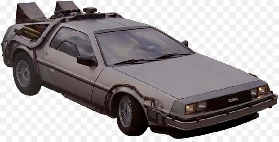 Mobil Delorean，Futuristik PNG