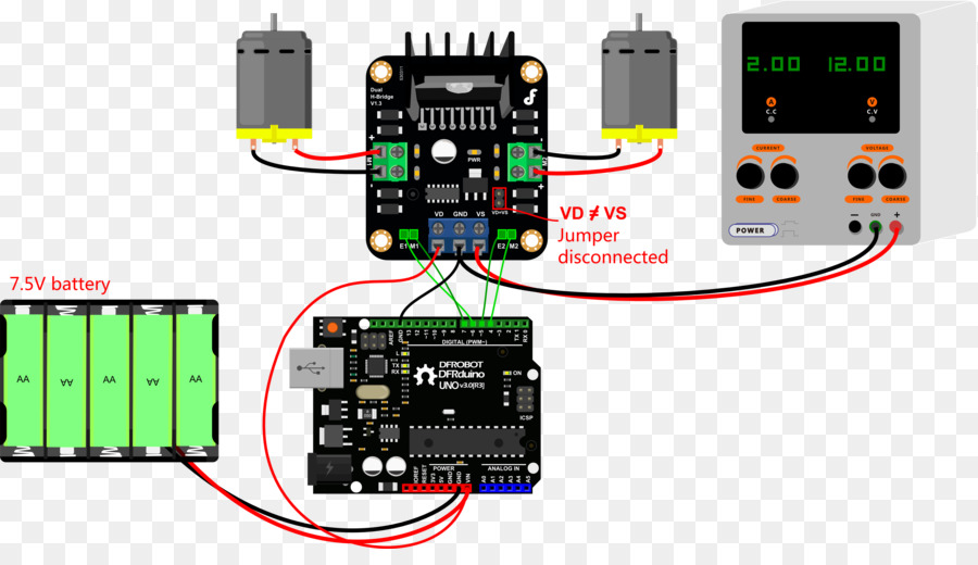 Diagram Sirkuit，Arduino PNG