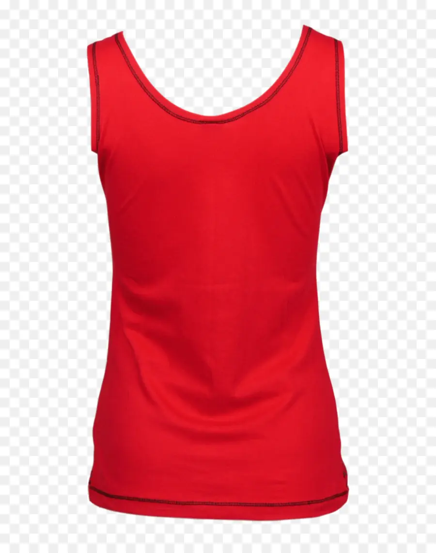 Tank Top Merah，Tak Berlengan PNG