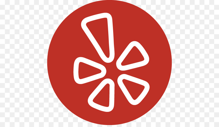 Logo Yelp，Merah PNG