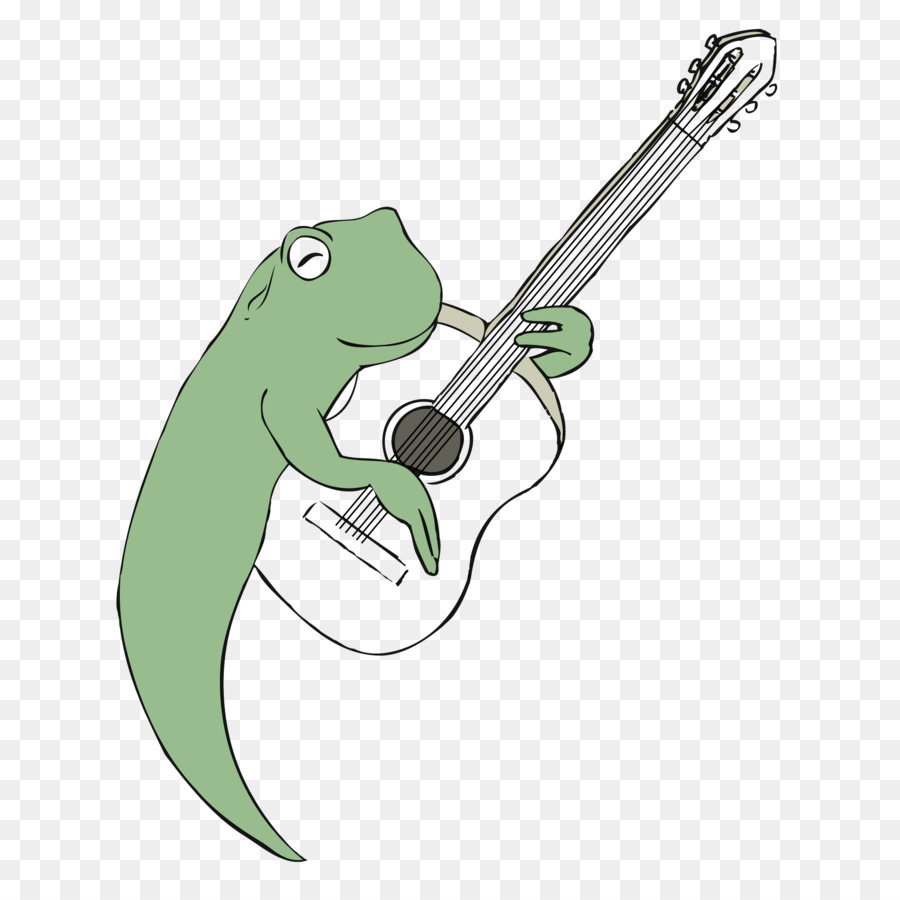 Katak Amfibi Gitar Gambar Png