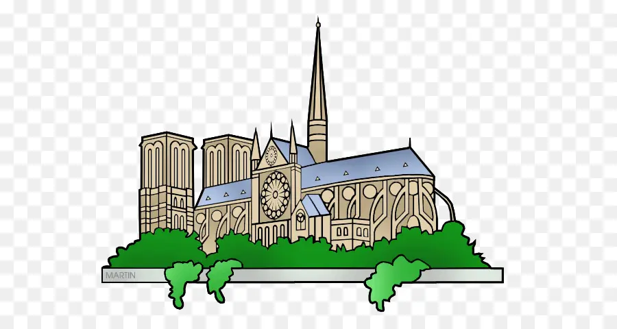 Notre Dame De Paris，Arsitektur Gothic PNG