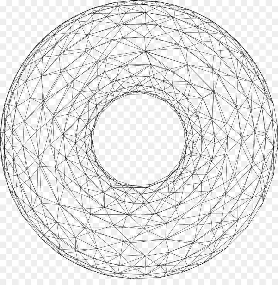 Gambar Rangka Torus，Model 3d PNG