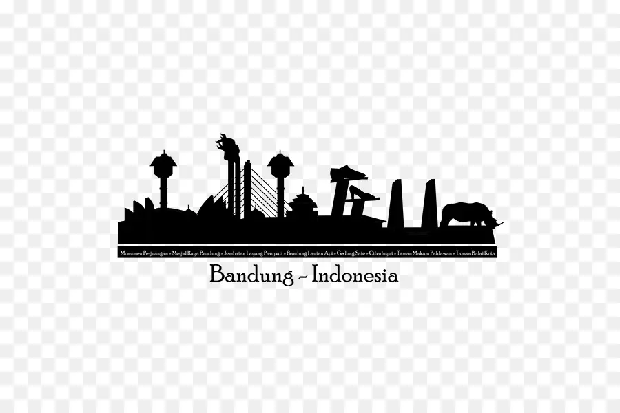 Bandung，Bayangan Hitam PNG