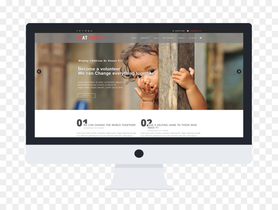 Desain Web Responsif，Template PNG