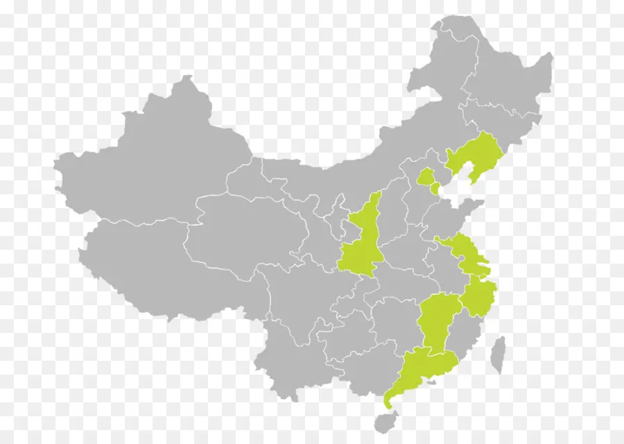 Cina，Peta Kosong PNG