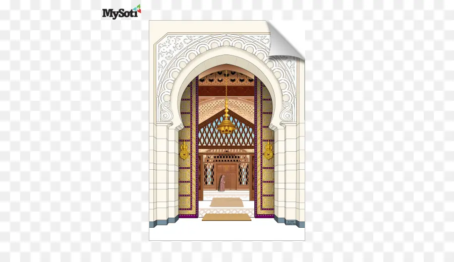 Pintu Berornamen，Pintu Masuk PNG