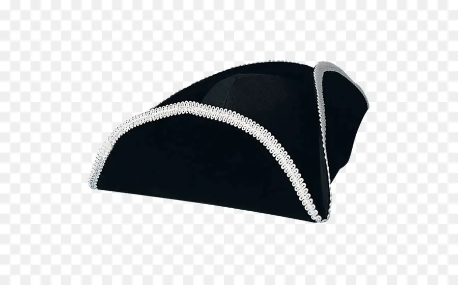 Topi Tricorn Hitam，Beludru PNG