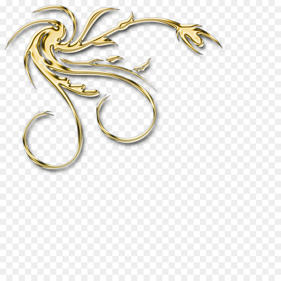 Ornamen Emas，Ornamen PNG