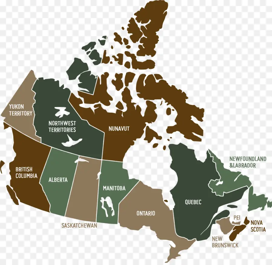 Kanada，Provinsi Dan Teritori Kanada PNG