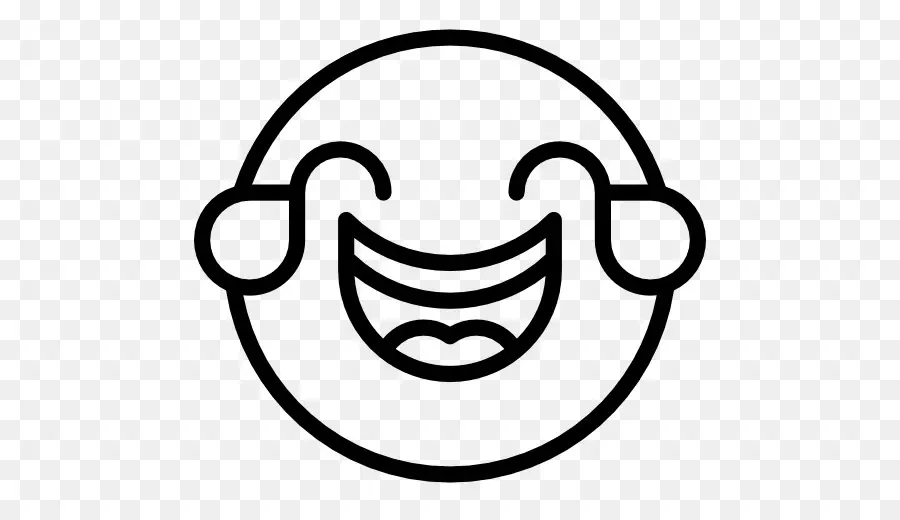 Ikon Komputer，Wajah Dengan Air Mata Sukacita Emoji PNG