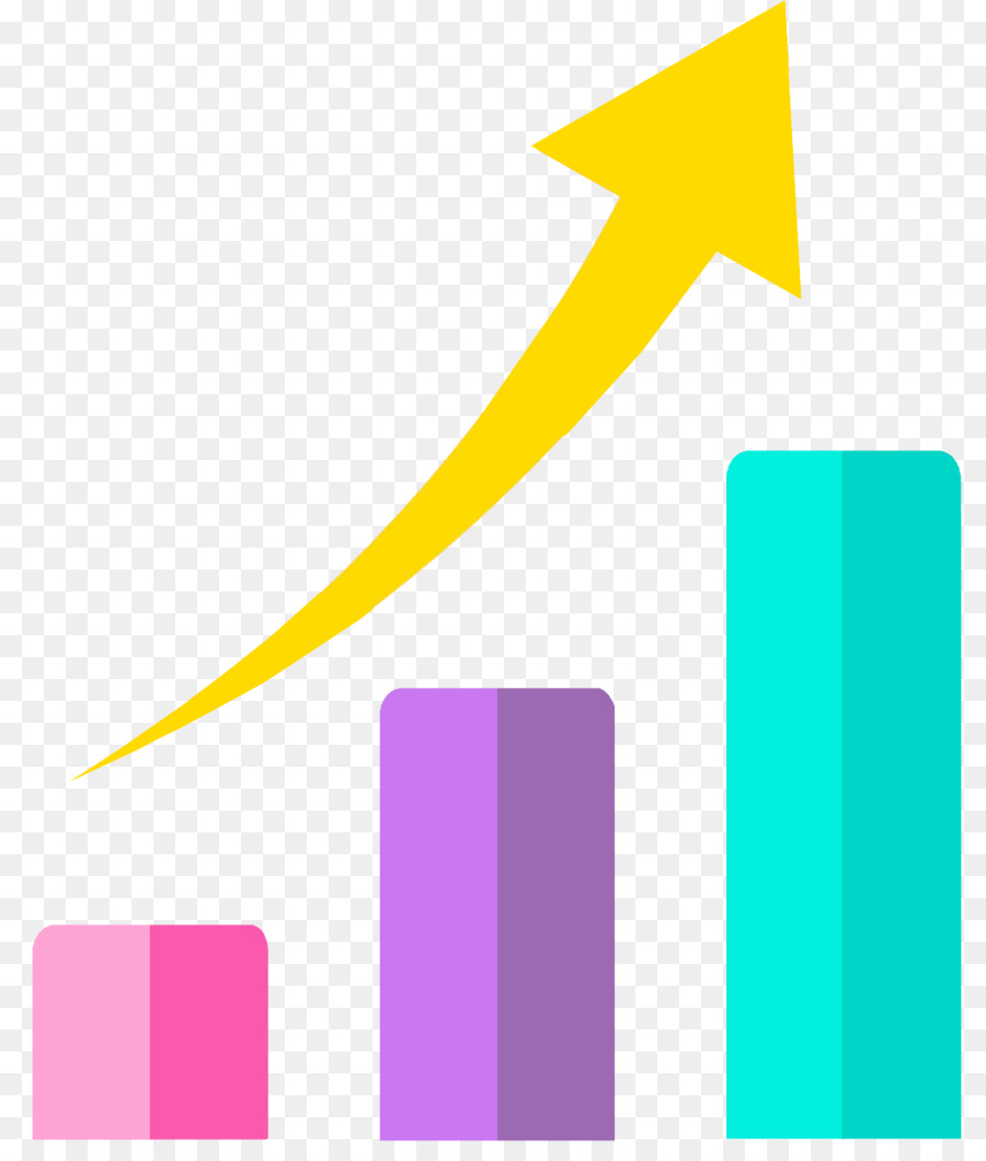 Panah Kuning Ke Atas，Diagram Batang PNG