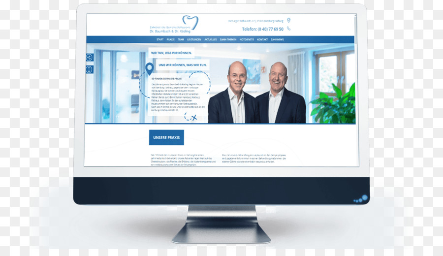 Desain Web Responsif，Dokter Gigi PNG