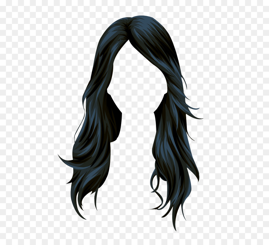 Stardoll Rambut  Rambut  Hitam gambar png