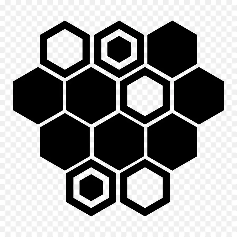 Hexagon，Stensil PNG