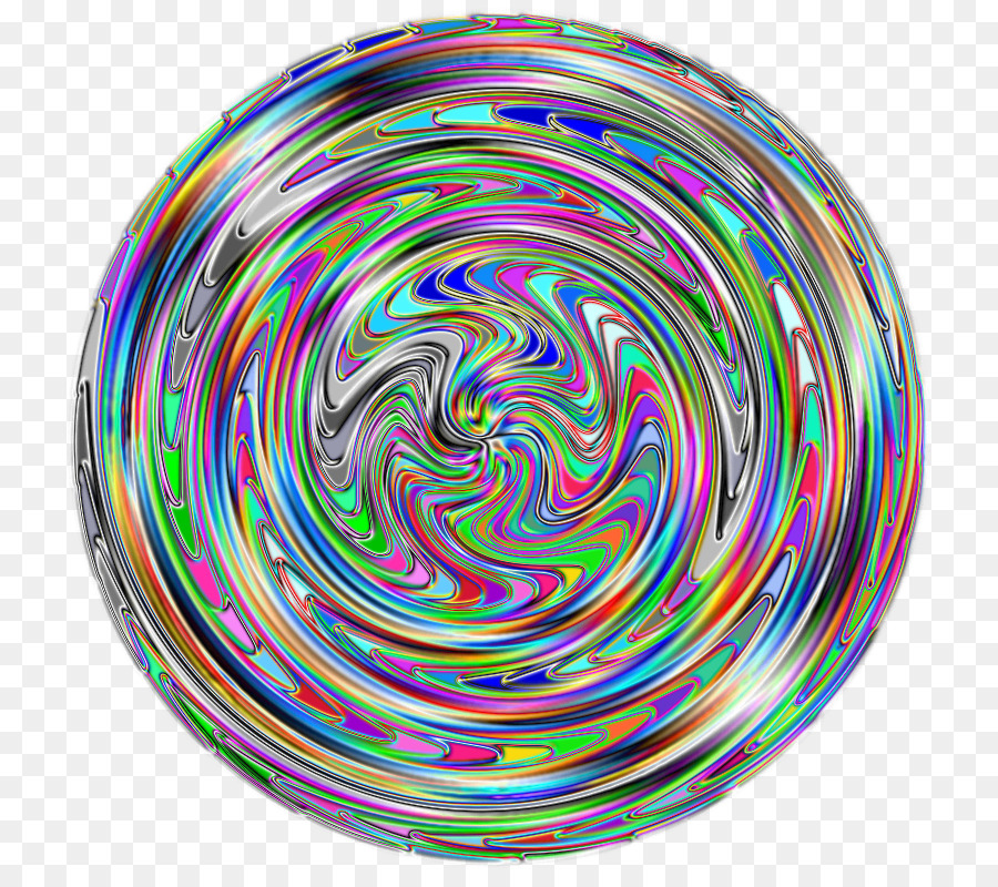 Spiral Hipnotis，Berwarna Warni PNG