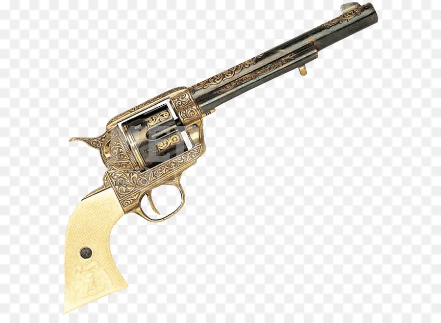 Revolver Antik，Pistol PNG