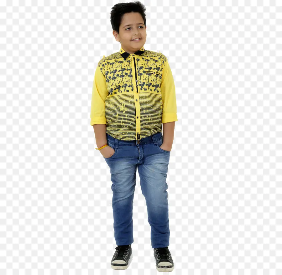 Anak Laki Laki，Baju Kuning PNG