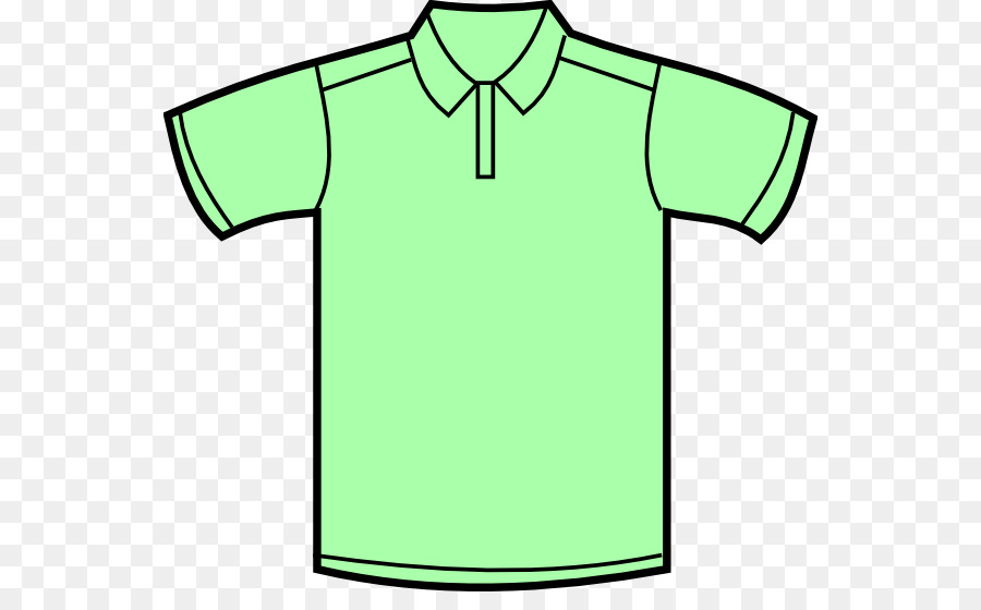 Kemeja Polo，Hijau PNG