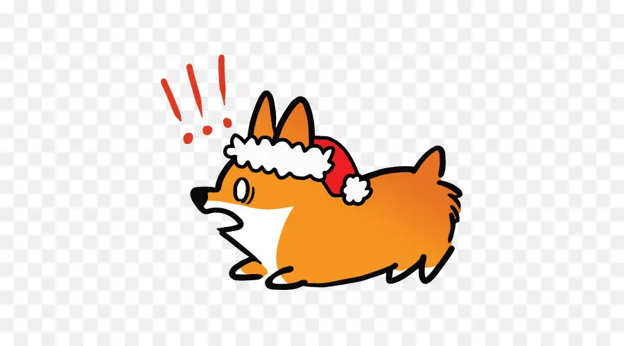 Anjing Kartun，Corgi PNG