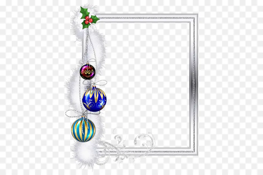 Bingkai Natal，Ornamen PNG