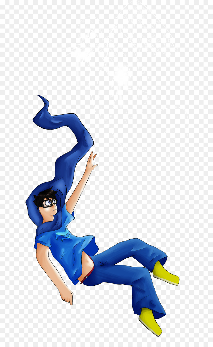 Biru Kobalt，Superhero PNG