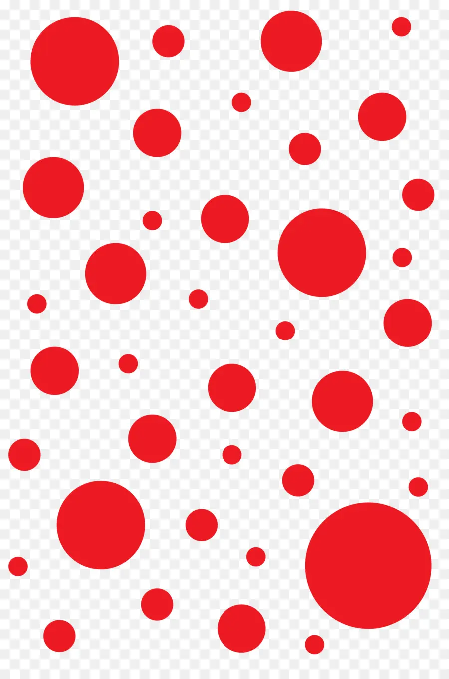 Polkadot，Merah PNG