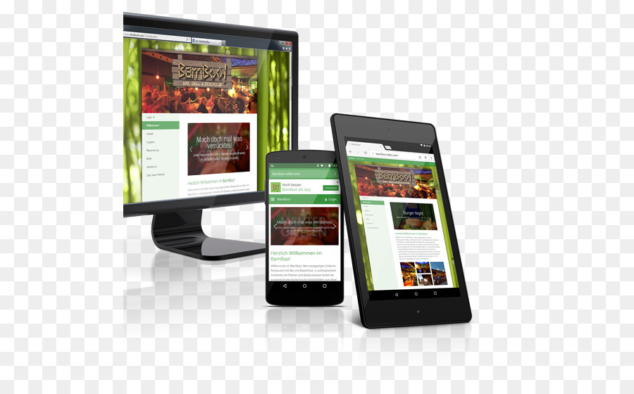 Smartphone，Desain Web Responsif PNG