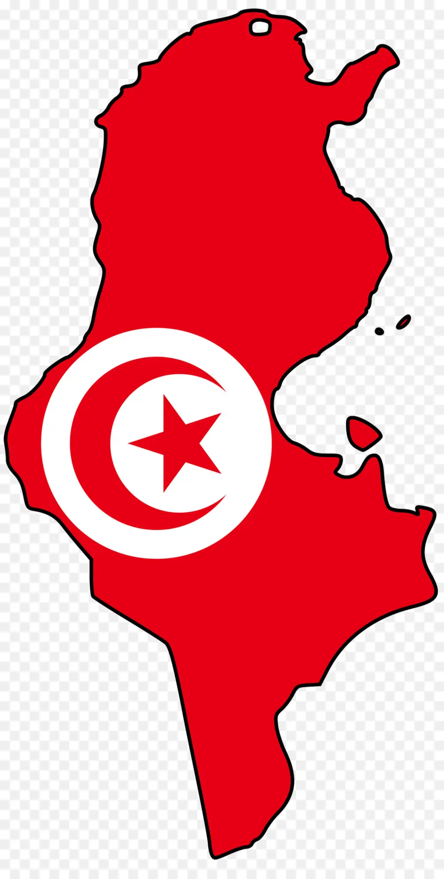 Tunisia，Bendera PNG