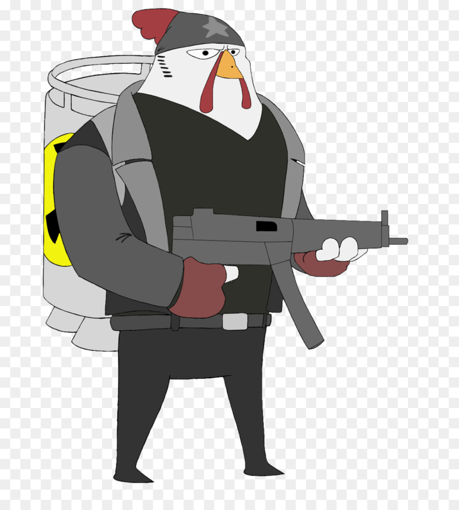 Kartun Ayam，Pistol PNG